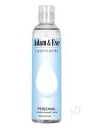 Adam And Eve Personal Water Based Lubricant 8oz