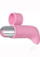 Adam And Eve Rechargeable Silicone Finger Vibrator - Pink