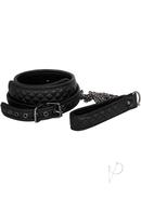 Adam And Eve Eve`s Fetish Dreams Collar And Leash - Black