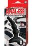 Anal-ese Collection Rechargeable Vibrating Silicone Alpha Plug #2 - Black