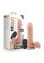 Dr. Skin Platinum Collection Silicone Dr. Dylan Rechargeable Vibrating Dildo With Remote Control 7in - Vanilla